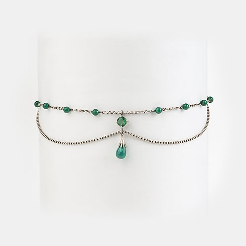 Unlearn Oxidized Choker in 925 Silver