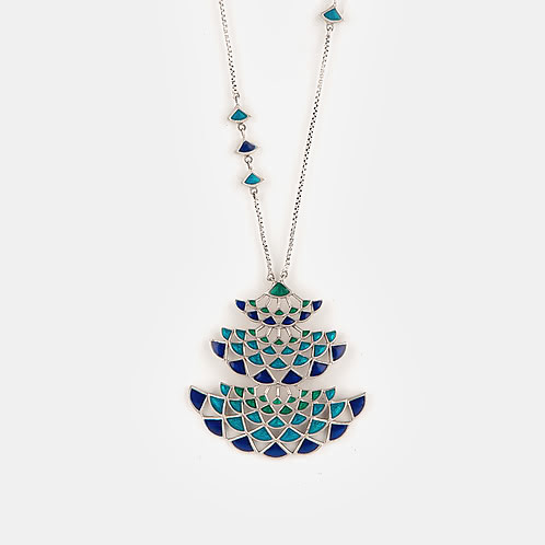 Oxidised Owning My Candid Conversations Necklace in 925 Silver