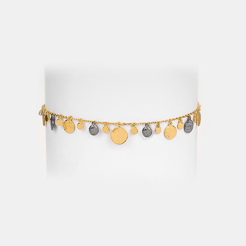 Meant to Shine Choker in Dual Plated 925 Silver