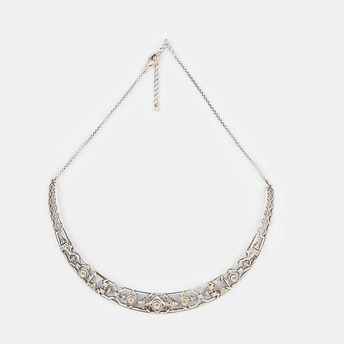 Portia Necklace in Oxidised 925 Silver