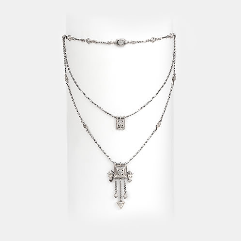 Marian Necklace in Oxidised 925 Silver