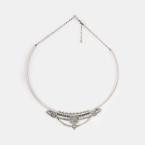 Anne Elliott Necklace in Oxidised 925 Silver