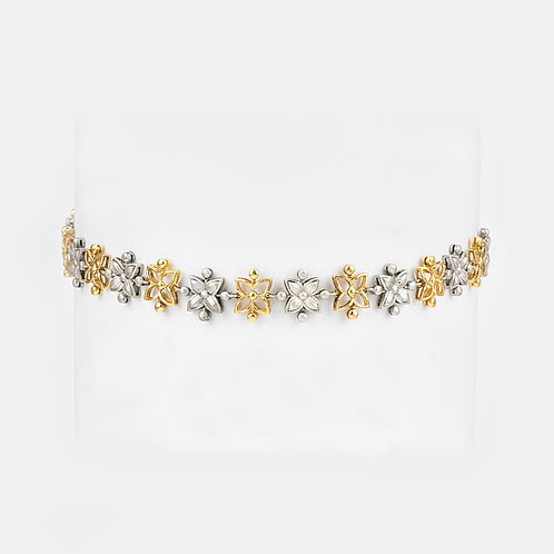 Huvu Choker in Dual Plated 925 Silver
