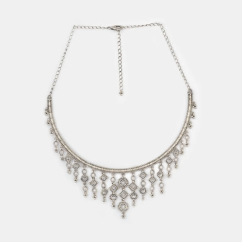 Curiosity Necklace in Oxidised 925 Silver