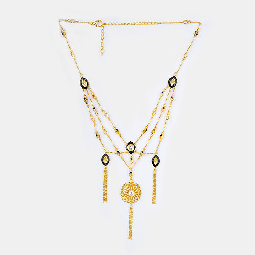 Queen of Solutions Necklace in Gold Plated 925 Silver