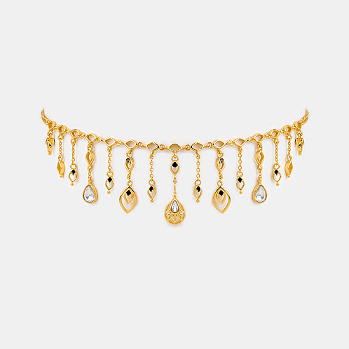 Queen of Encouragement Choker in Gold Plated 925 Silver