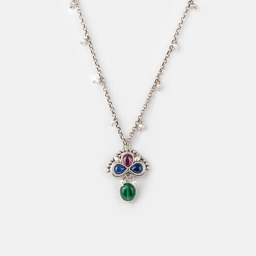 Feeling Suhino Oxidised Pendant Necklace in 925 Silver