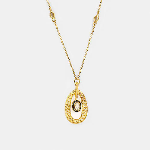 Queen of Great Ideas Necklace in Gold Plated 925 Silver