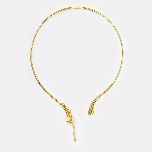 Queen of Connections Necklace in Gold Plated 925 Silver