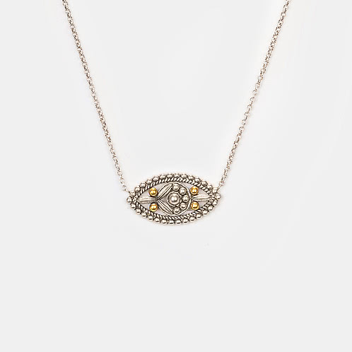 Sanna Huvu Necklace in Dual Plated 925 Silver