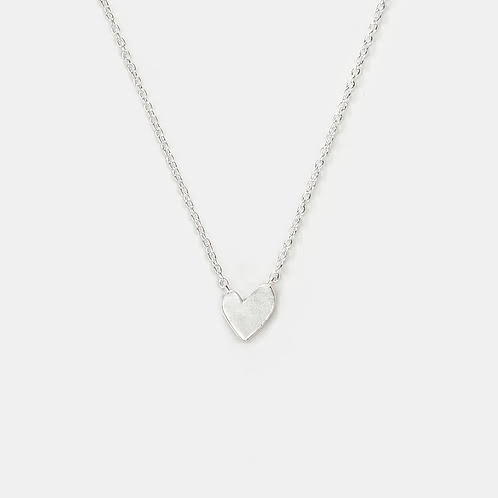 You and Your Dramatic Hand Gestures Heart Necklace in 925 Silver