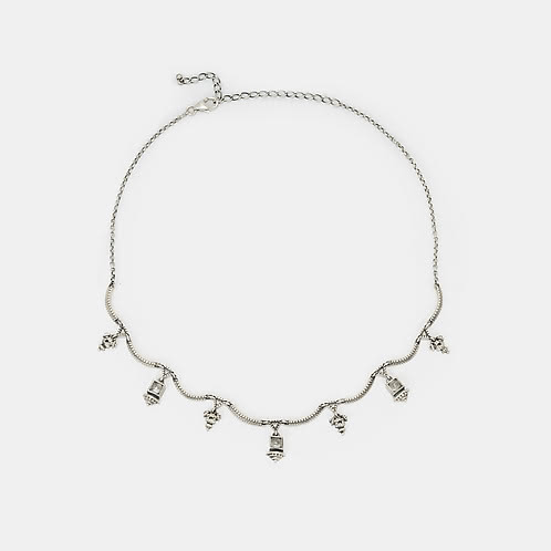 Emma Necklace in Oxidised 925 Silver