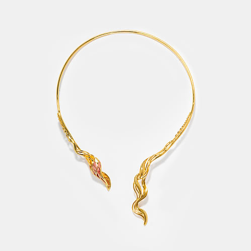 Forged by Setbacks Necklace in Gold Plated 925 Silver