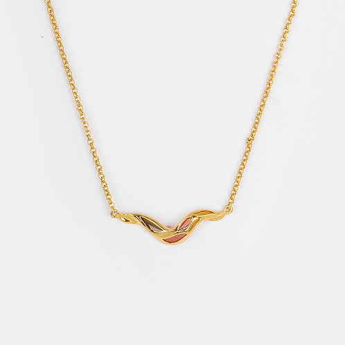 Forged by Challenges Necklace in Gold Plated 925 Silver