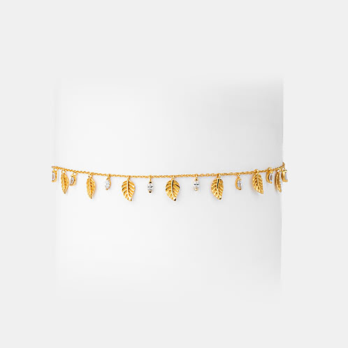 Leaf It to Me Necklace in Gold Plated 925 Silver