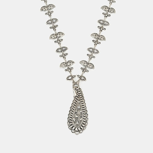 Sajna Sawarna Necklace in 925 Oxidised Silver