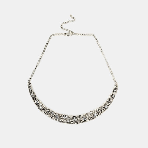Jhatak Matak Necklace in 925 Oxidised Silver