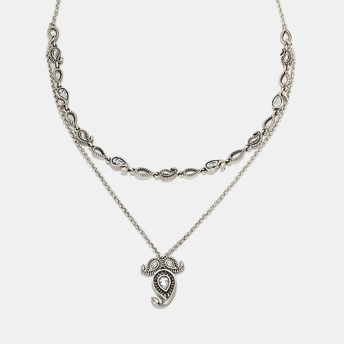 Latka Jhatka Necklace in 925 Oxidised Silver