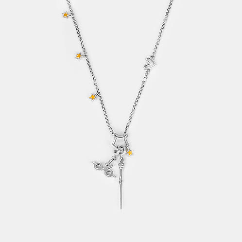 Wand and Specs Necklace in 925 Silver