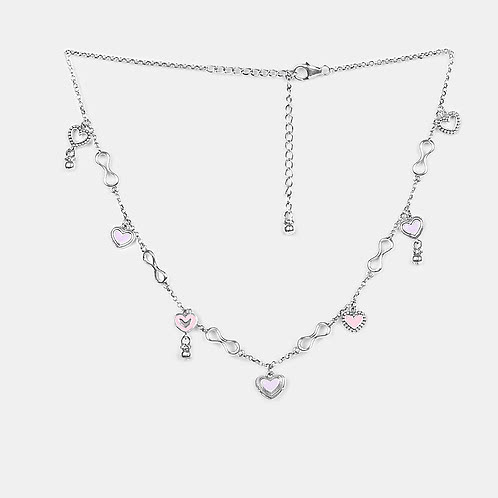 Bring in the Hugs Heart Necklace in 925 Silver