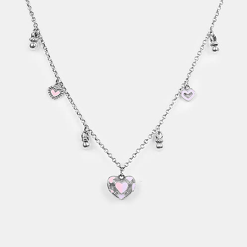 Bring in the Cheer Heart Necklace in 925 Silver