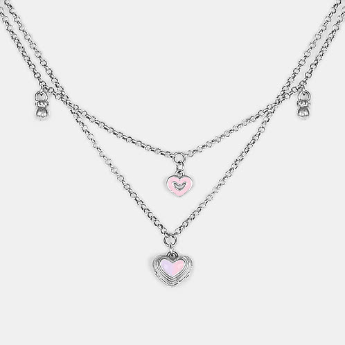 Bring in the Little Things Heart Necklace in 925 Silver