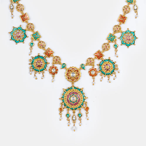 Shaadi Shringar Necklace in Gold Plated 925 Silver