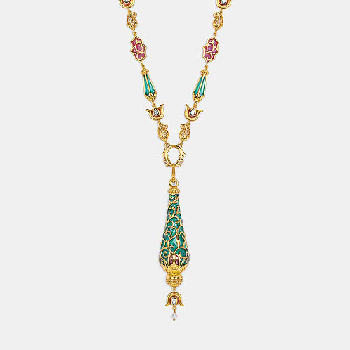 Sagai Shor Necklace in Gold Plated 925 Silver