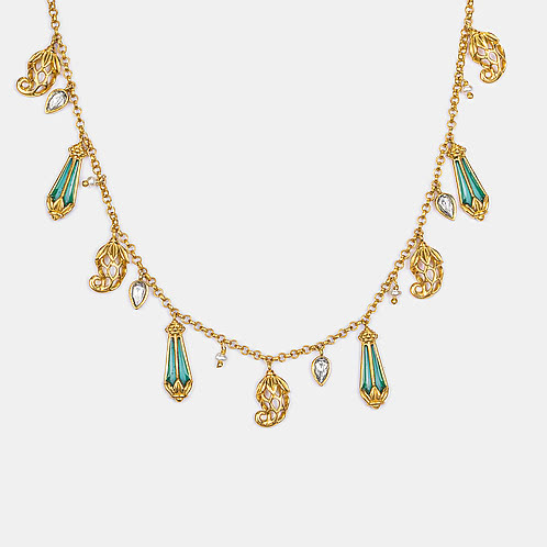 Sagai Shor Choker in Gold Plated 925 Silver