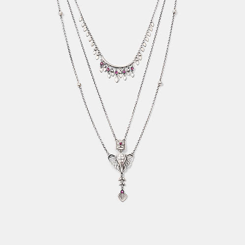 The Anchor Elephant Necklace Crafted in 925 Silver