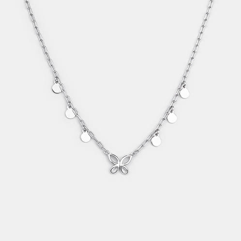 Love You Goodbye Necklace in 925 Silver