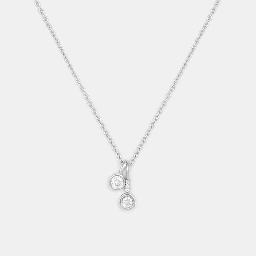 Just the two of us Necklace in 925 Silver