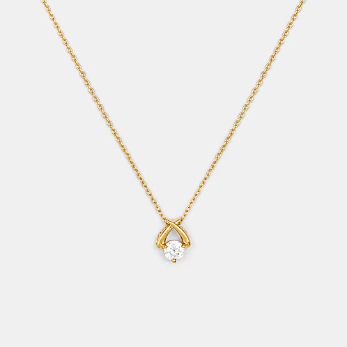 Be with me Necklace in Gold Plated 925 Silver