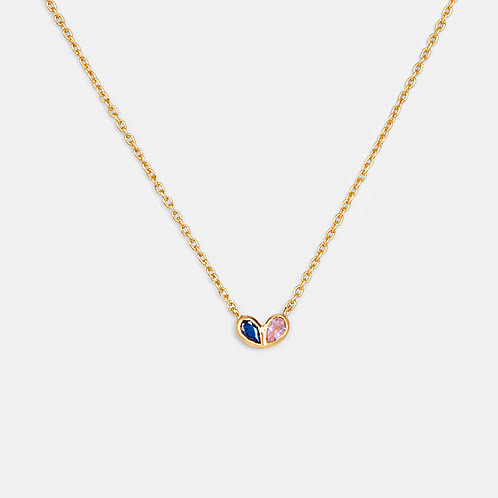 Love will find a way Necklace in Gold Plated 925 Silver