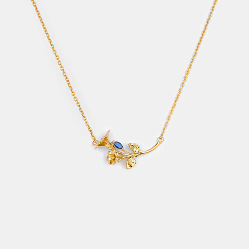 Whisper of Sweetness Necklace in Gold Plated 925 Silver