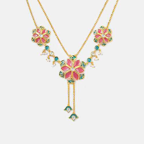 Aaja Nachle Necklace In Gold Plated 925 Silver