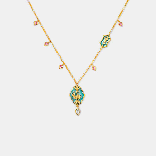 Son Chiraiya Necklace In Gold Plated 925 Silver