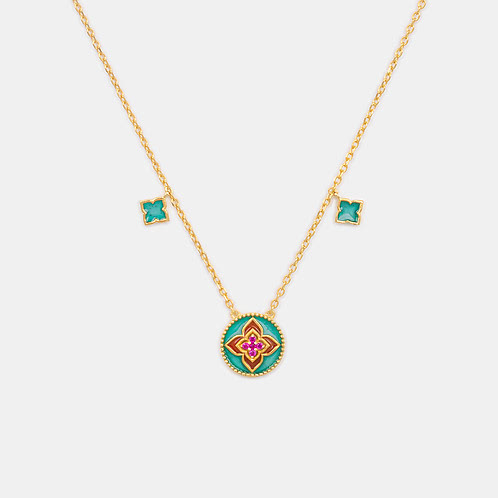 Roop Necklace In Gold Plated 925 Silver