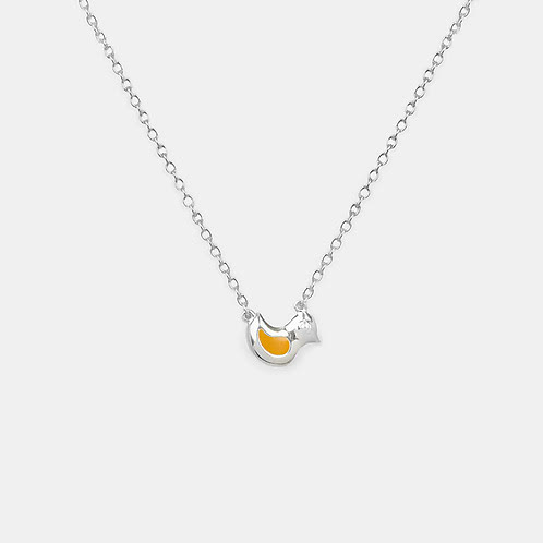925 Silver Ducky Kids Necklace