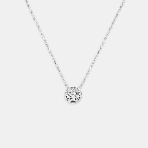 Signet Necklace in 925 Silver