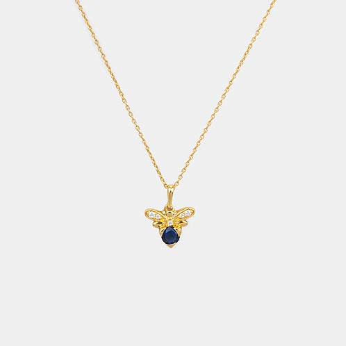 Rose Petal Necklace In Gold-Plated 925 Silver