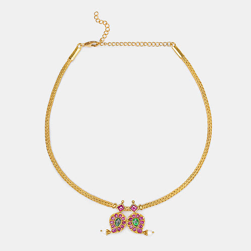 Amara Necklace in Gold Plated 925 Silver