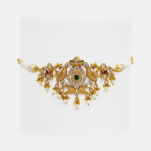 Akshara Necklace in Gold Plated 925 Silver