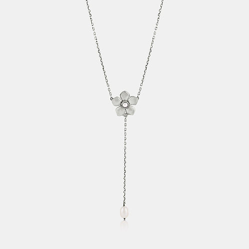 Kalpana C Necklace in 925 Oxidised Silver