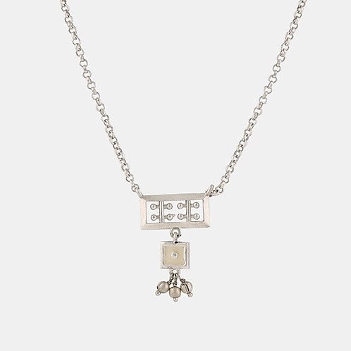Pratoli Necklace in Oxidised 925 Silver