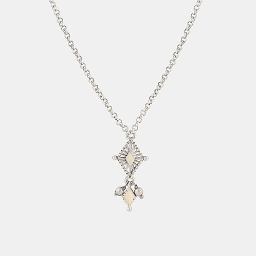 Sutra Necklace in Oxidised 925 Silver