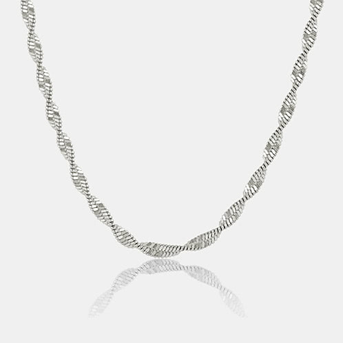 Twine Necklace in 925 Silver