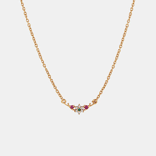 Twine of Time Necklace in Gold Plated 925 Silver