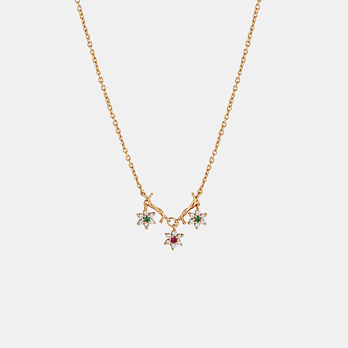 Vines of Memories Necklace in Gold Plated 925 Silver