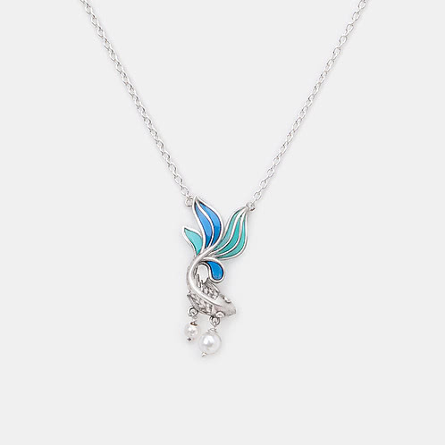 Flow through Ripples Necklace in 925 Silver